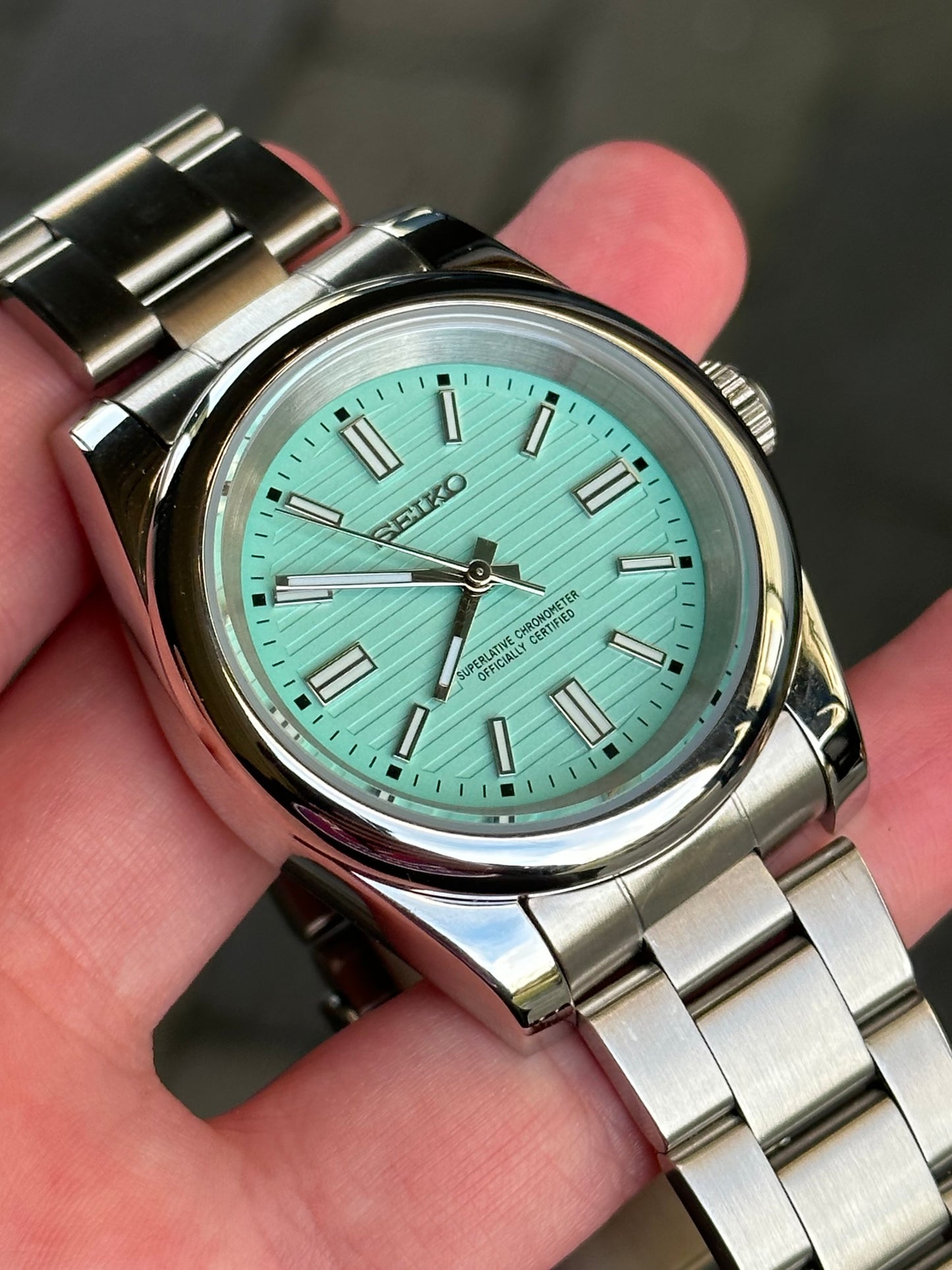 (PRE ORDER) "Tiffany" Oyster Perpetual Mod