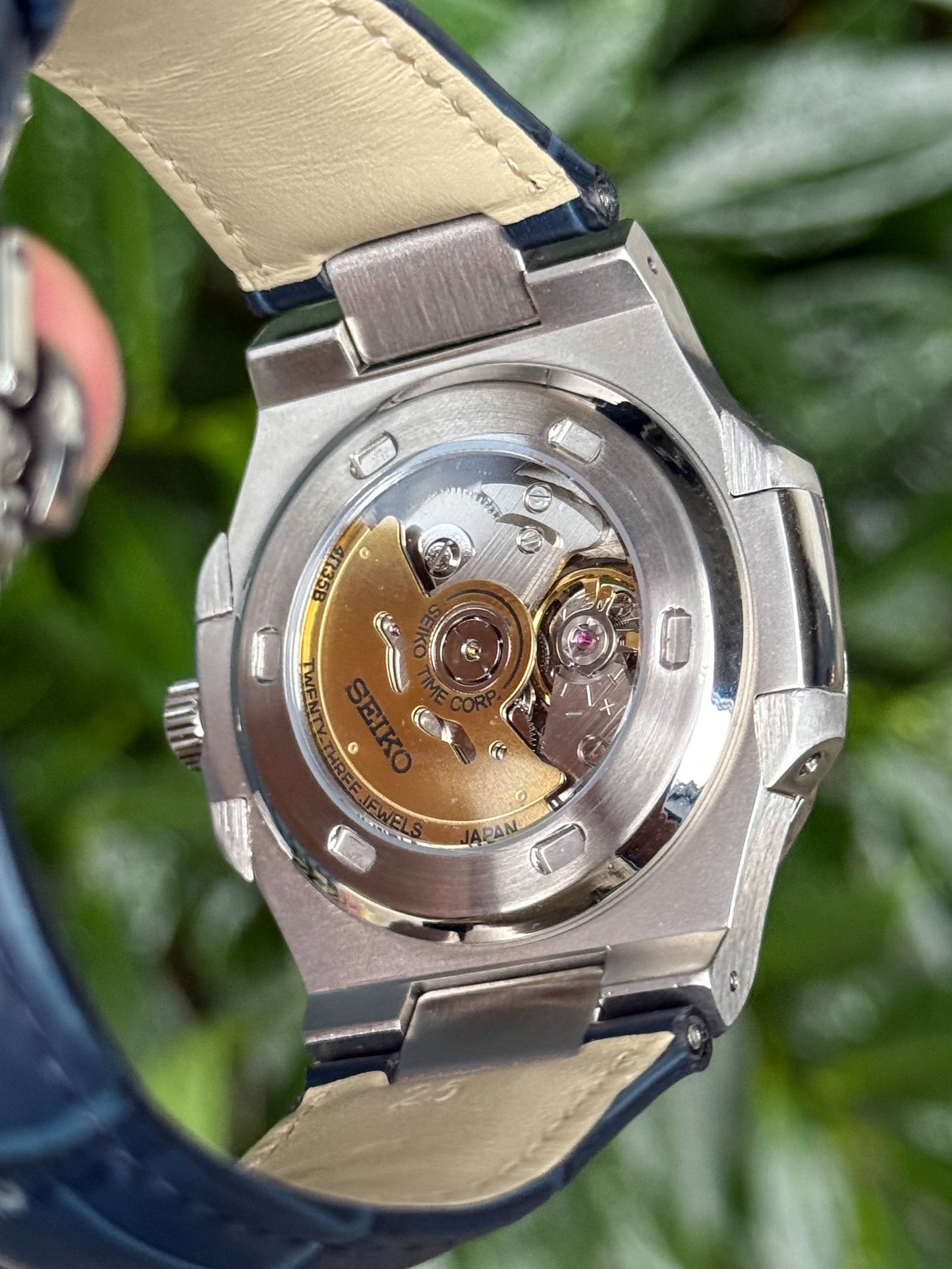 Open Heart ’Blue Dial’ Nautilus Mod