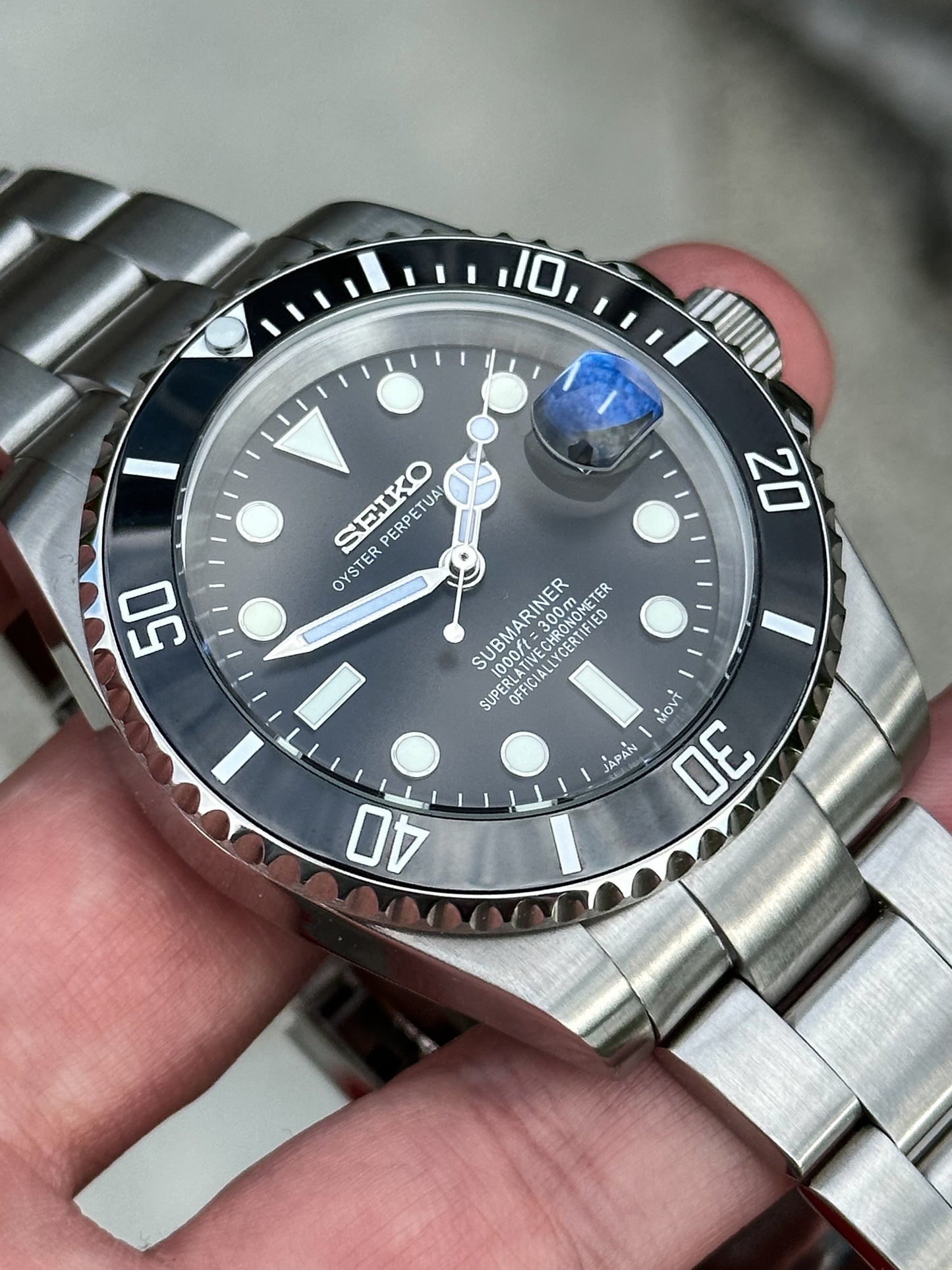 (PRE ORDER) Submariner "Black Dial" Mod