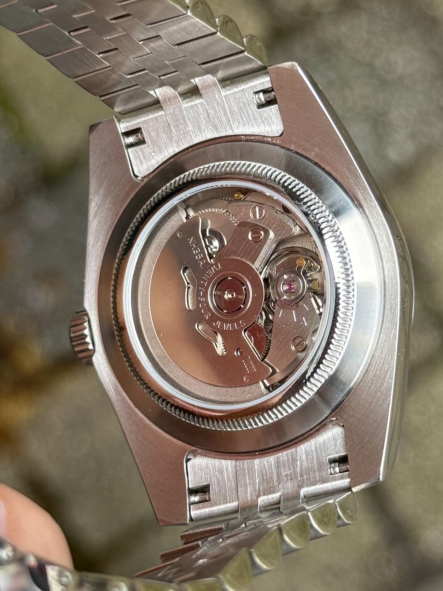 (På lager) "Green Palm" Datejust Mod
