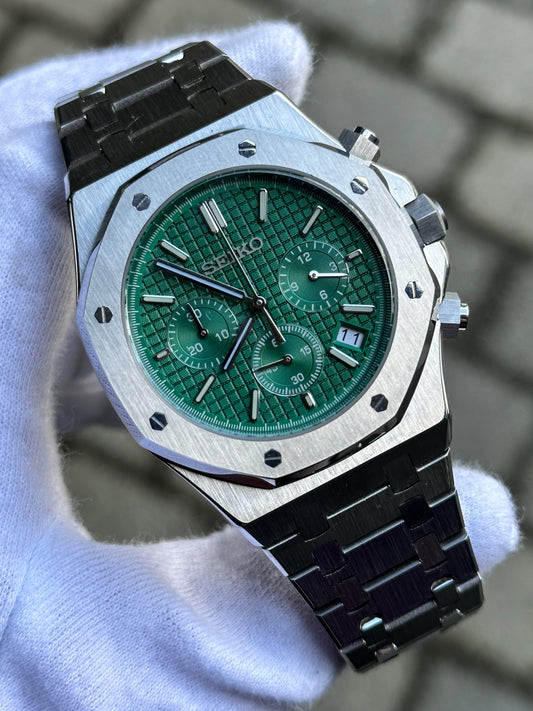 (PRE ORDER) "Emerald" Royal Oak Chronograph Mod