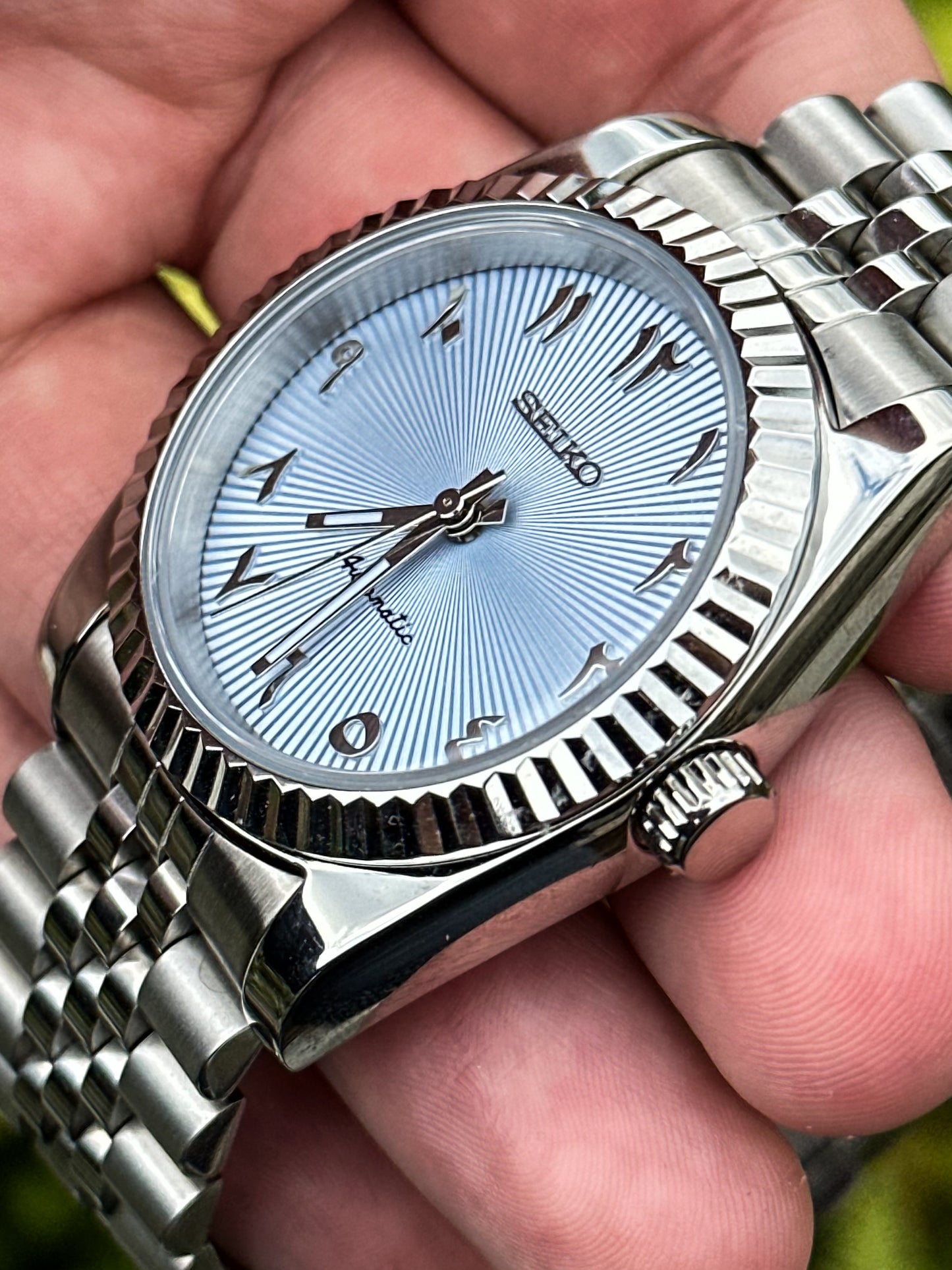 (PRE ORDER) "Sky Blue" Arabic Datejust 36mm Mod