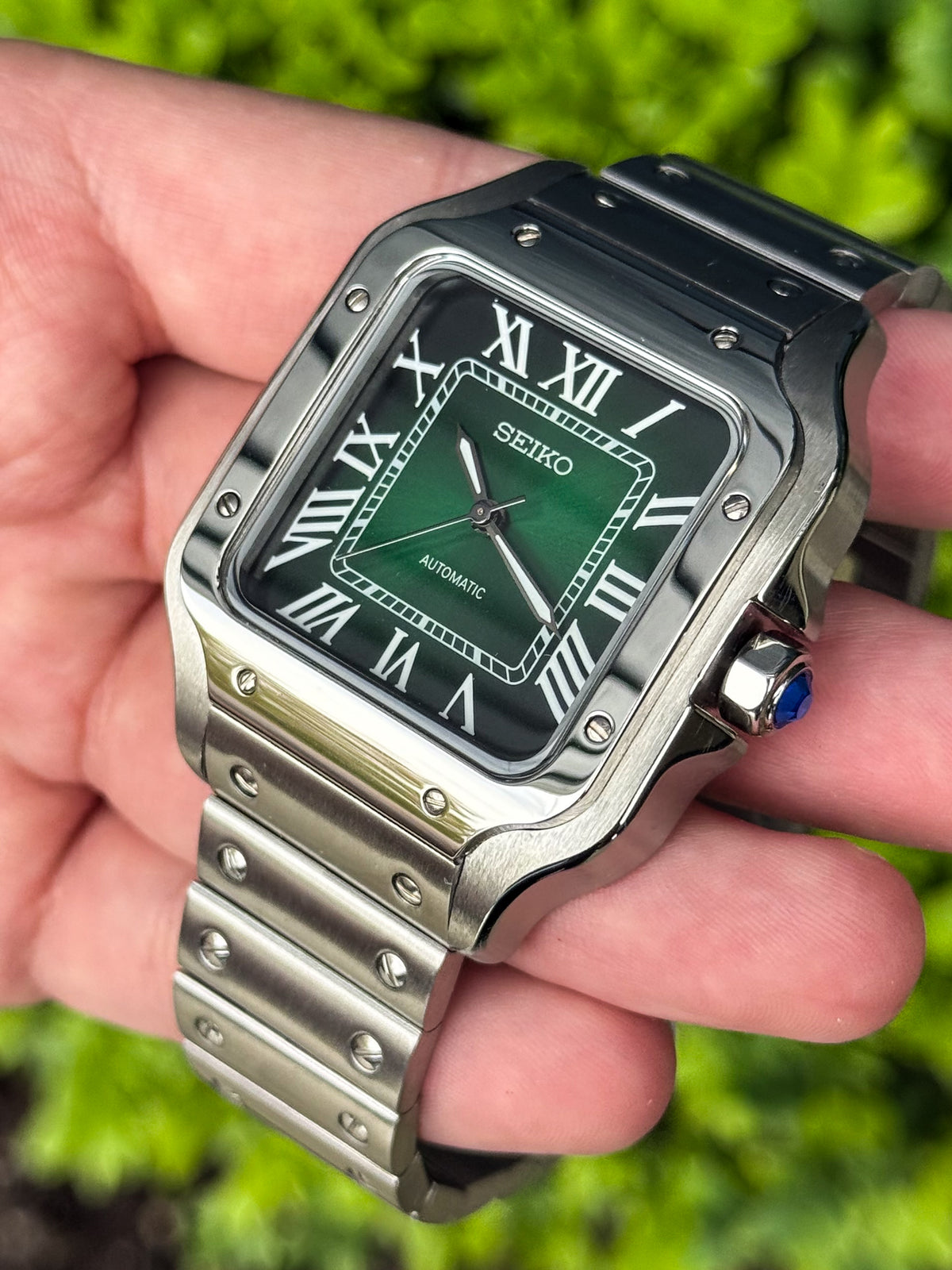 "Green Dial" Santos Mod