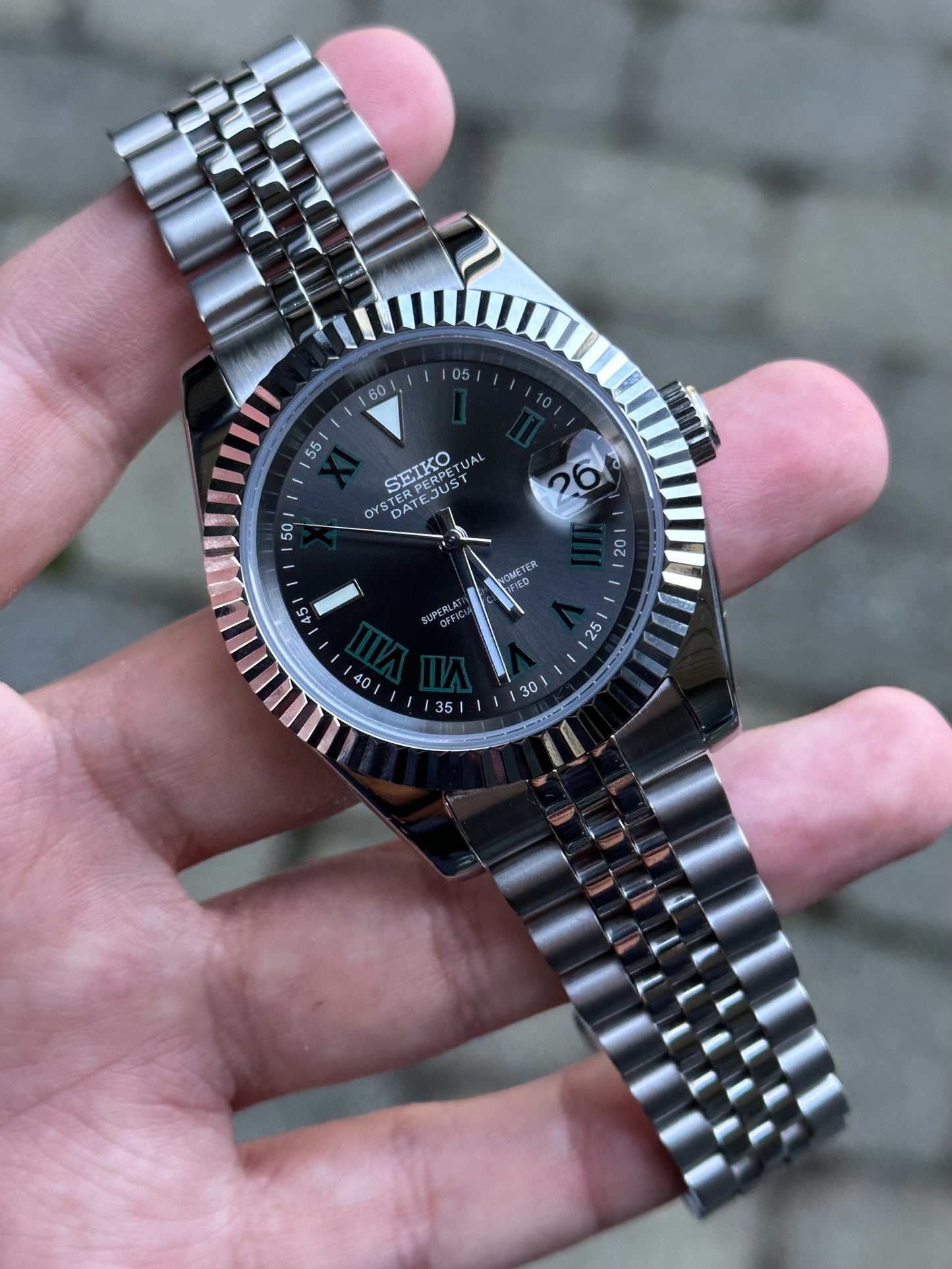 "Wimbledon" Datejust Mod