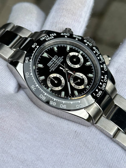 (PRE ORDER) "Black Dial" Daytona Mod