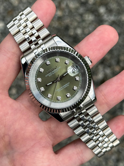 "Diamond Olive" Datejust Mod