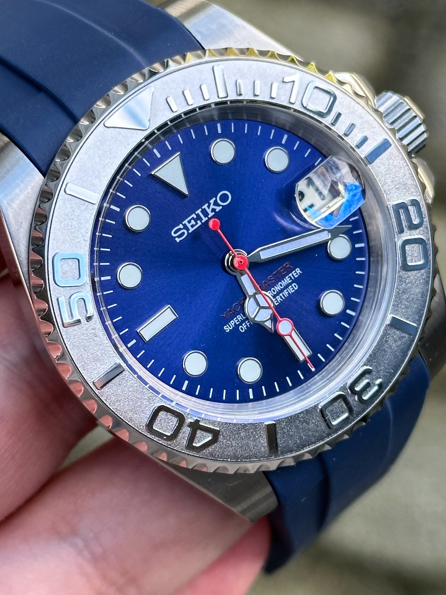 (PRE ORDER) Yacht Master "Blue Dial" Rubber Mod