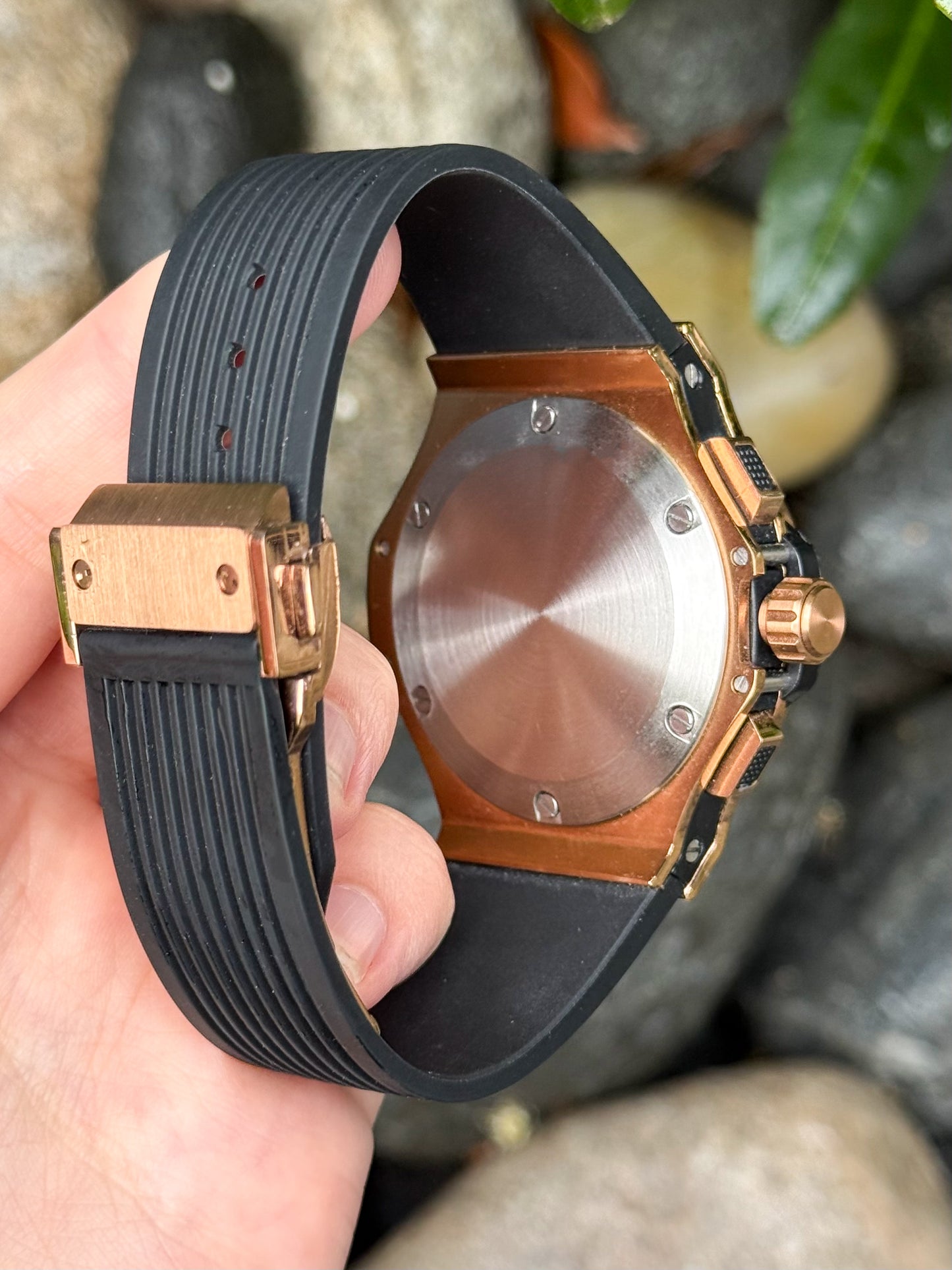 (På lager) Rosegold "No logo" Big Bang Mod
