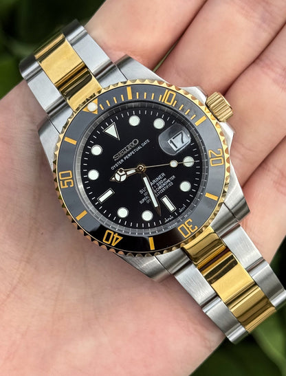 "Black &amp; Gold" Two Tone Submariner Mod