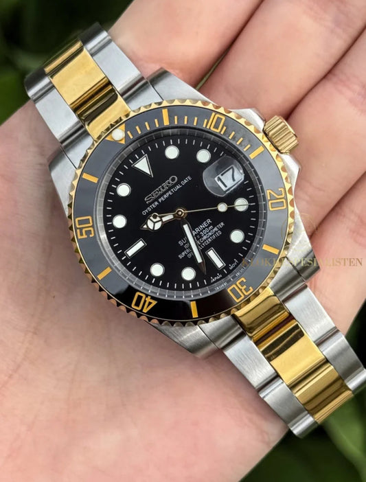 "Black &amp; Gold" Two Tone Submariner Mod