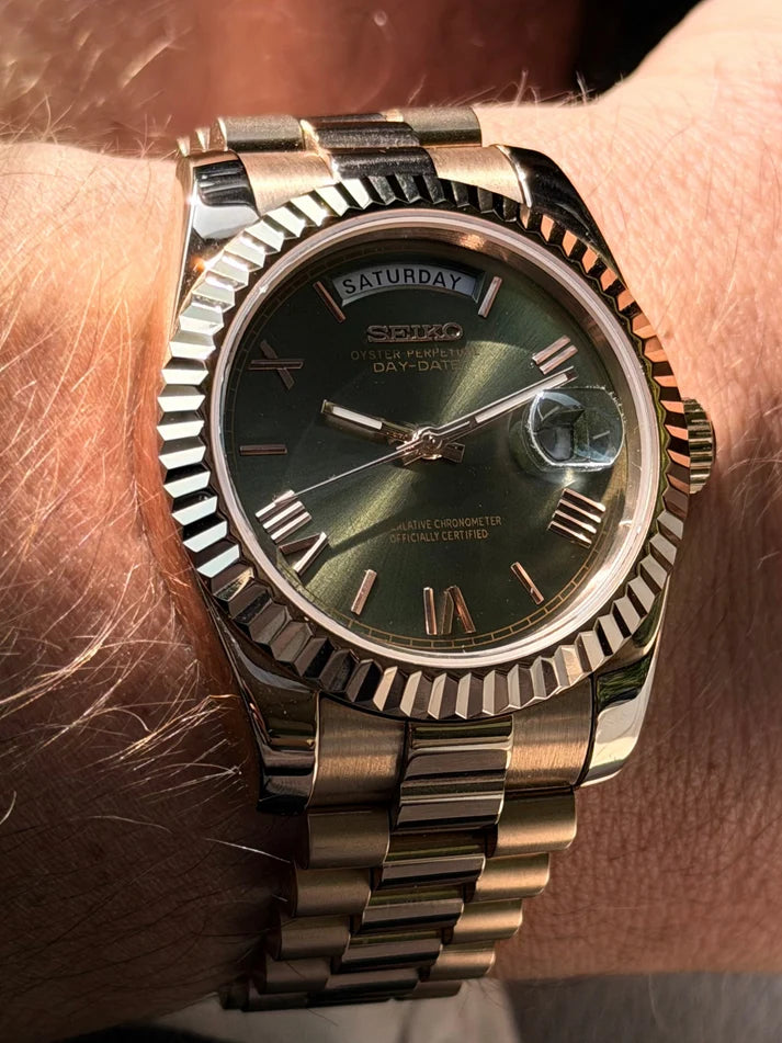 Rosegold "Olive Dial" Day-Date Mod