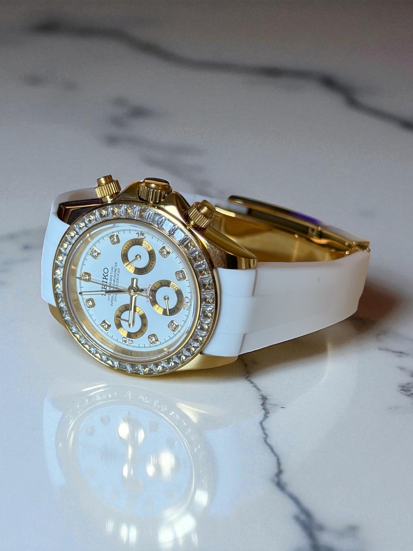 (På lager) "Full Diamond" Rubber Daytona Mod