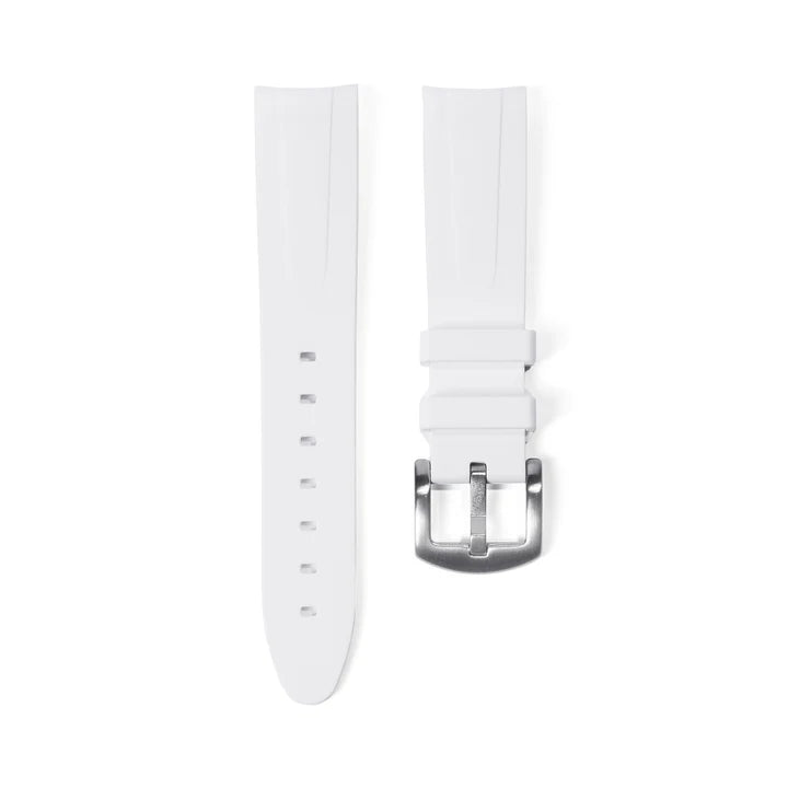 20mm Hvit Curved Gummireim