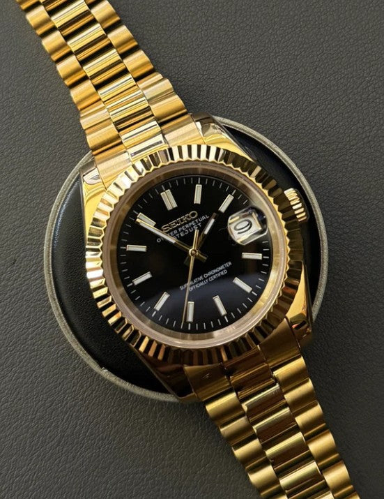 Gold ’Black Dial’ President Mod