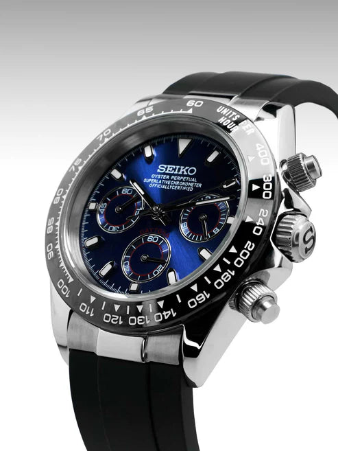 "Blue Dial" Daytona Rubber Mod