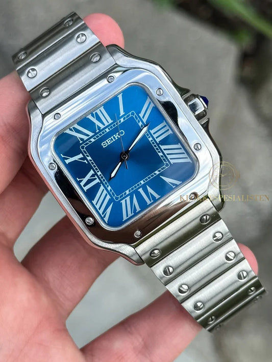 ’Blue Dial’ Santos Mod
