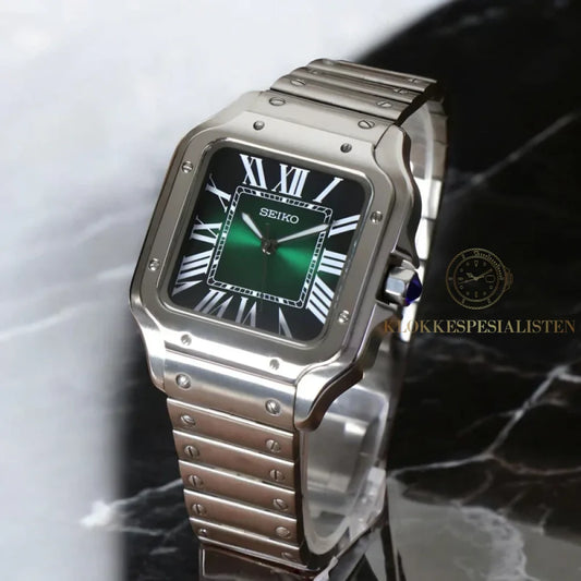 ’Green Dial’ Santos Mod