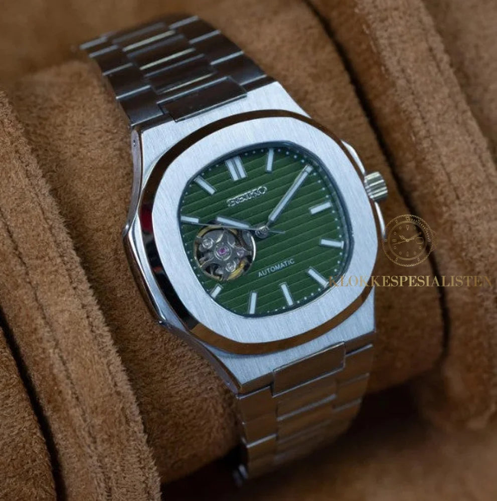 Open Heart ’Green Dial’ Nautilus Mod