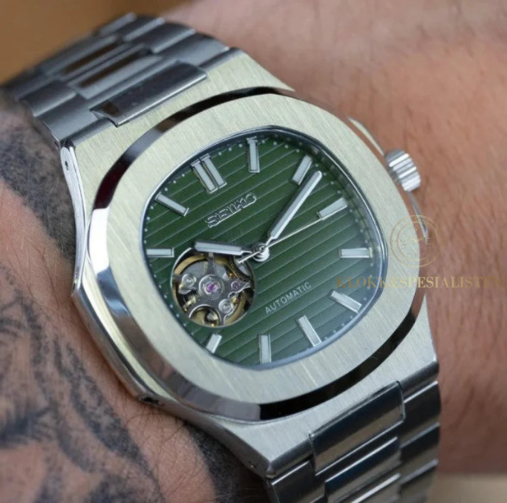 Open Heart ’Green Dial’ Nautilus Mod