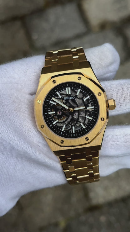 (PRE ORDER) Gold "Skeleton" Royal Oak Mod