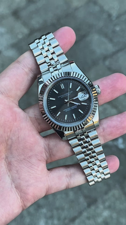 (PRE ORDER) "Rhodium" Datejust Mod