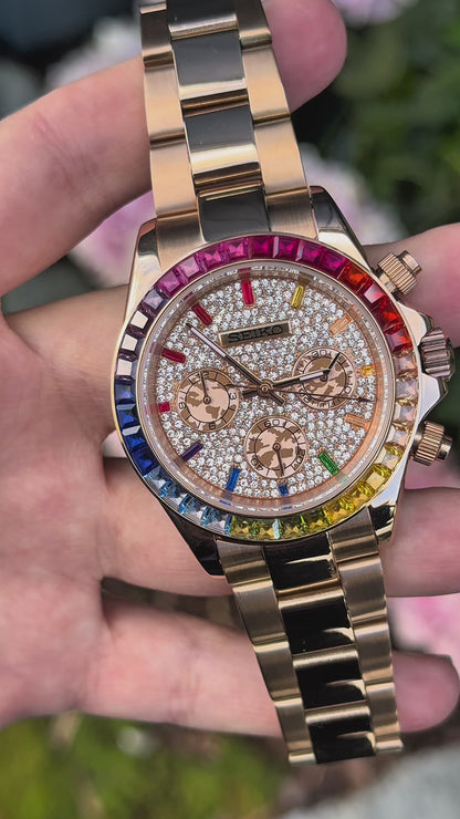 Rosegold "Diamond Rainbow" Daytona Mod