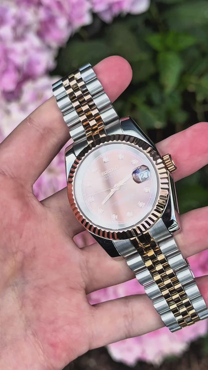Two Tone "Diamond Choco" Datejust Mod