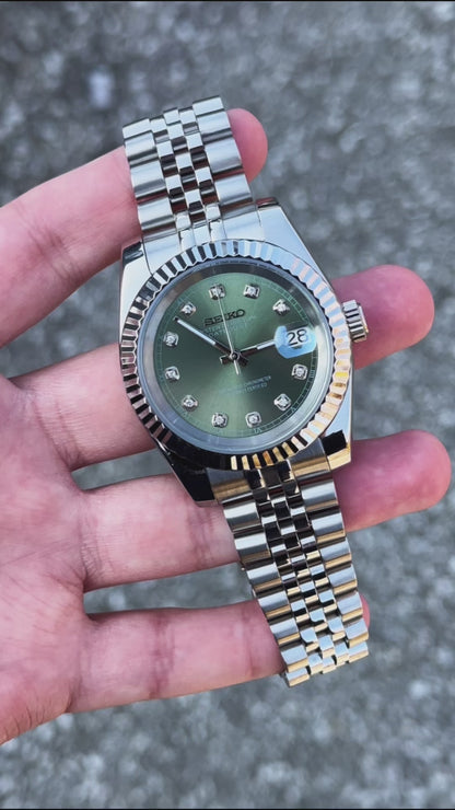 "Diamond Olive" Datejust Mod