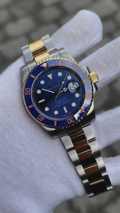 (PRE ORDER) "Bluesy" Two Tone Submariner Mod