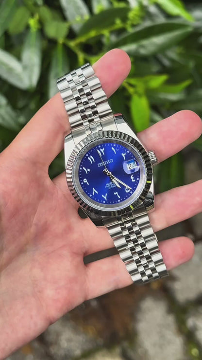 "Blue Arabic" Datejust Mod