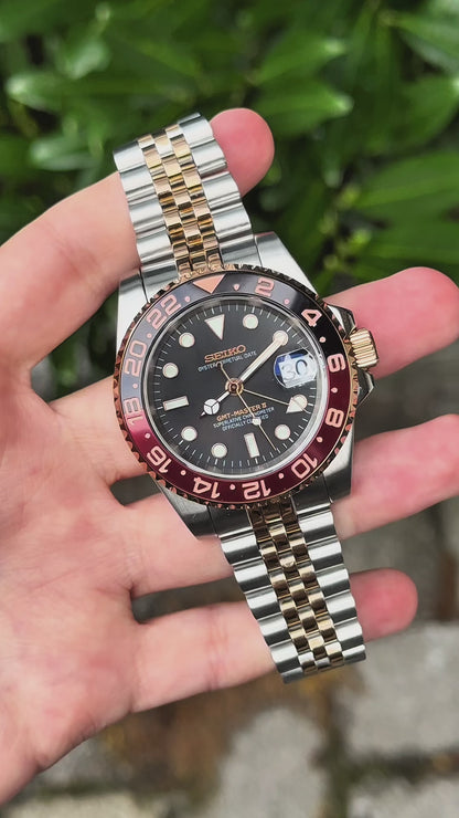 (På lager) Two Tone "Root Beer" GMT-Master Mod