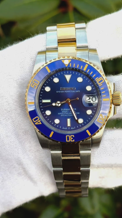 (PRE ORDER) "Bluesy" Two Tone Submariner Mod