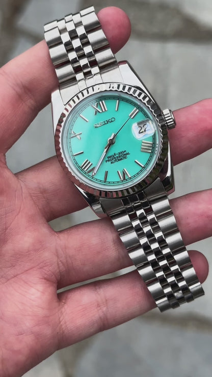 "Turquoise Roman" Datejust 36mm Mod