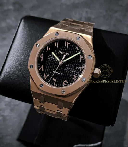 Rosegold ’Black Arabic’ Royal Oak Mod
