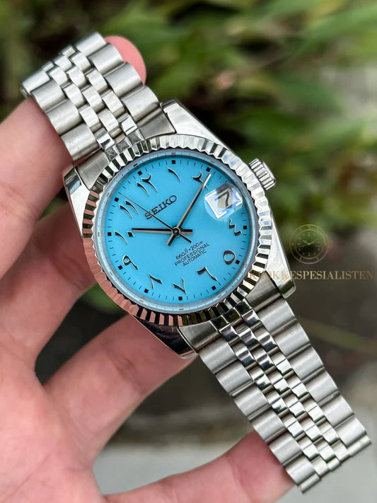 ’Turquoise Arabic’ Datejust Mod