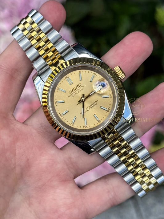Two Tone ’Champagne Dial’ Datejust Mod